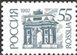№ 41-43. Первый выпуск стандартных почтовых марок Российской Федерации.