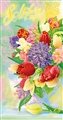 № 2017-003/5. 8 Марта! Гиацинты и тюльпаны на разноцветном фоне