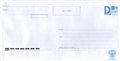 № 20К-2013/2013-016. Маркированный конверт с литерой "D" с окном и зоной ШПИ